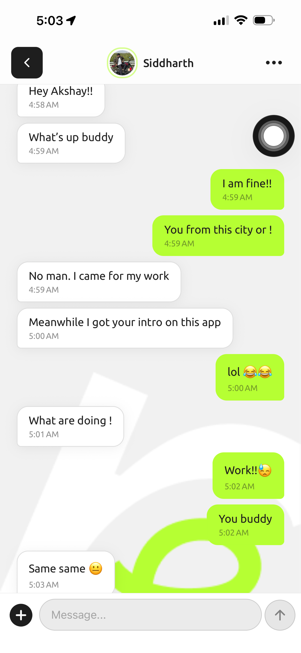 Nearby profiles on the map